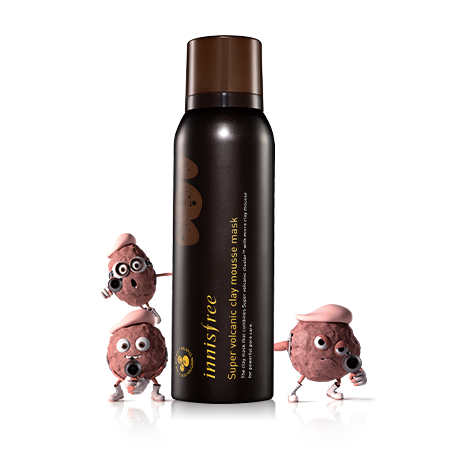 innisfree super volcanic clay mousse mask