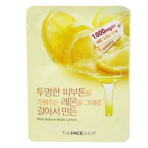 Real Nature Mask Lemon - Mặt Nạ Chanh 