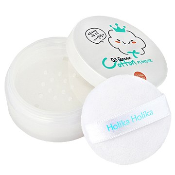 Phấn phủ bột Holika Oil Queen Cotton Powder