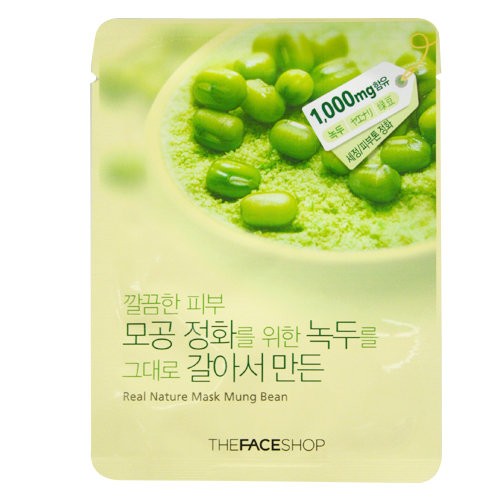 Real Nature Mask Mung Bean - Đậu Xanh