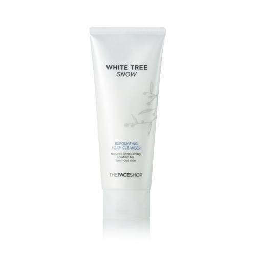 SRM White Tree Snow Exfoliating Foam Cleanser 