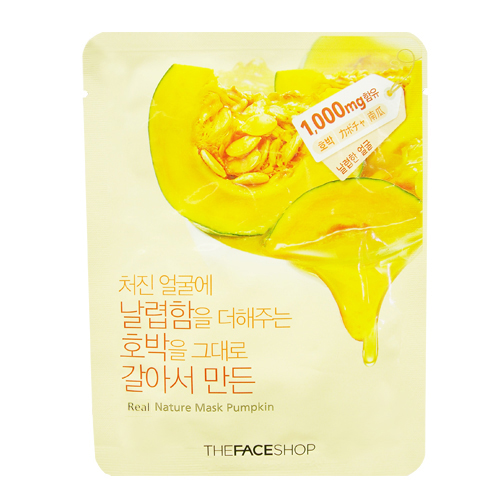 Real Nature Mask Pumpkin - Bí Ngô