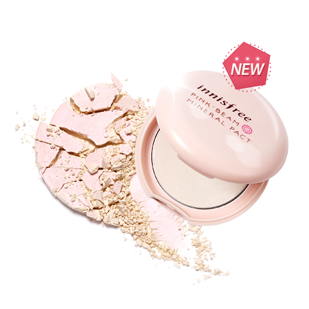 Phấn phủ hồng da Innisfree Pink-Beam Mineral Pact (7g)