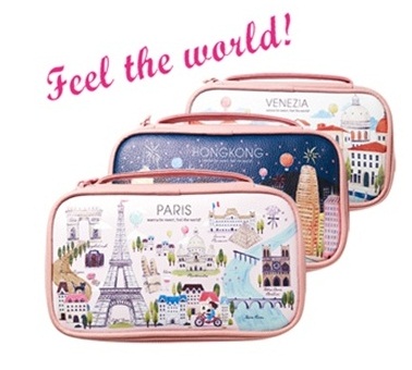 Túi đựng đồ trang điểm Feel The World Pouch