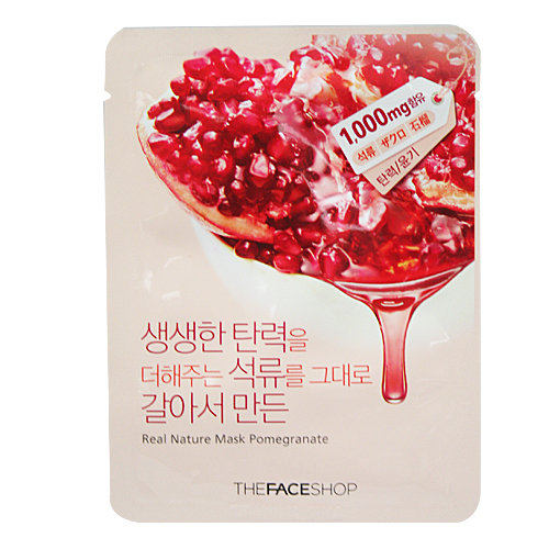 Real Nature Mask Pomegranate - Mặt Nạ Lựu