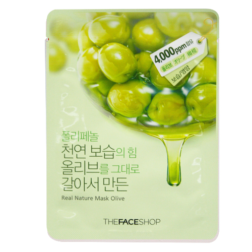 Real Nature Mask Olive - Mặt Nạ Ô Liu 