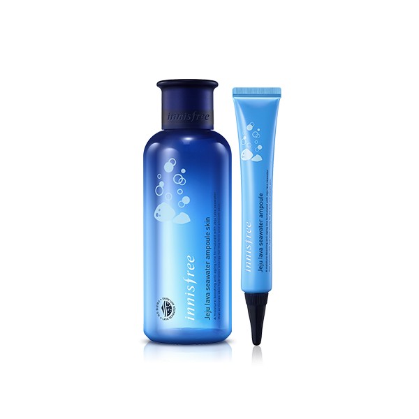 Bộ đôi tinh chất dưỡng da Jeju Lava Seawater Ampoule Skin 